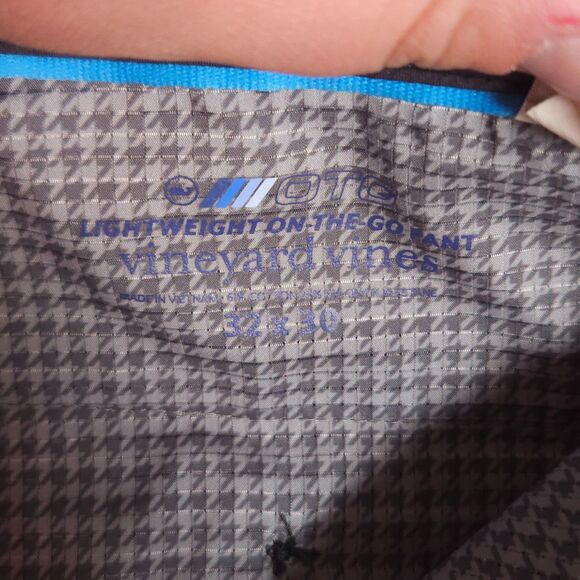 Vineyard Vines OTG Chino Pants Mens 32x30(29) Gray Lightweight On The Go - Picture 5 of 13